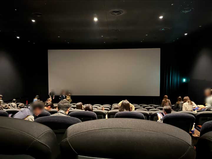 109シネマズ二子玉川シアター9 K列15番からの見え方