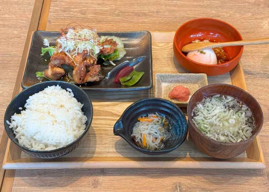 油淋鶏定食